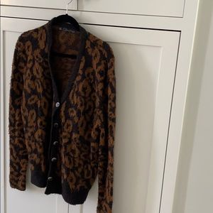 Patterson J Kincaid cardigan - animal print